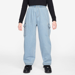 NIKE Sportswear Denim Cargohose Kinder 440 - lt armory blue/lt armory blue XS (122-128 cm)