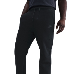 NIKE Tech Fleece Open Hem Jogginghose Herren 010 - black/black L