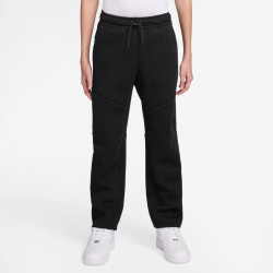 NIKE Sportswear Tech Fleece Open Hem Jogginghose Jungen 010 - black/black M (137-147 cm)
