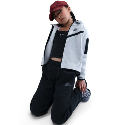 NIKE Sportswear Tech Fleece Open Hem Jogginghose Jungen 010 - black/black M (137-147 cm)
