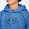 NIKE Air Hoodie Kinder 452 - blue crystal/black/black M (137-147 cm)