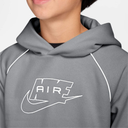 NIKE Air Hoodie Kinder 084 - smoke grey/white/white S...