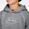 NIKE Air Hoodie Kinder 084 - smoke grey/white/white S (128-137 cm)