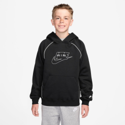 NIKE Air Hoodie Kinder 010 - black/white/white XS...