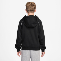 NIKE Air Hoodie Kinder 010 - black/white/white XS...