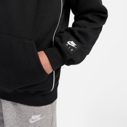 NIKE Air Hoodie Kinder 010 - black/white/white S (128-137 cm)