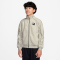 NIKE Air Fleece Trainingsjacke Kinder 072 - light bone/black/black M (137-147 cm)