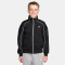 NIKE Air Fleece Trainingsjacke Kinder 010 - black/white/white M (137-147 cm)