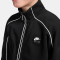 NIKE Air Fleece Trainingsjacke Kinder 010 - black/white/white M (137-147 cm)