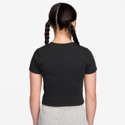 NIKE Sportswear Slim Cropped Ribbed T-Shirt Mädchen...