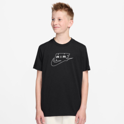 NIKE Sportswear T-Shirt Kinder 010 - black/white L (147-158 cm)