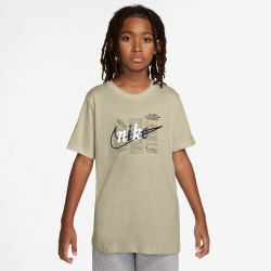 NIKE Sportswear Club T-Shirt Kinder 229 - lt khaki S...