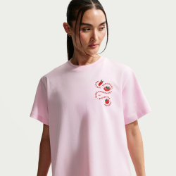 NIKE Sportswear Classic T-Shirt Damen 663 - pink foam XS