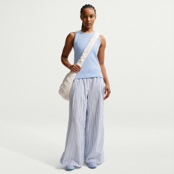 NIKE Sportswear Rib Tight Tanktop Damen 407 - hydrogen blue/white S