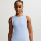 NIKE Sportswear Rib Tight Tanktop Damen 407 - hydrogen blue/white S