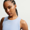 NIKE Sportswear Rib Tight Tanktop Damen 407 - hydrogen blue/white S