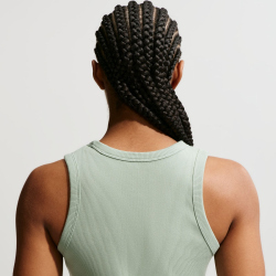 NIKE Sportswear Rib Tight Tanktop Damen 006 - steam/white S