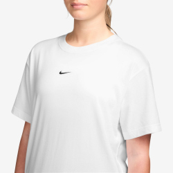 NIKE Sportswear Classic T-Shirt Damen 100 - white/black XL