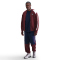 NIKE Sportswear Club Hoodie Herren 619 - dark team red/white XL