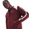 NIKE Sportswear Club Hoodie Herren 619 - dark team red/white XL