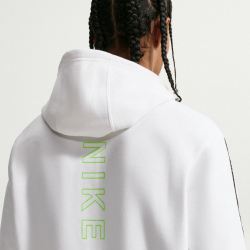 NIKE Sportswear Club Hoodie Herren 100 - white/pro green/electric green S
