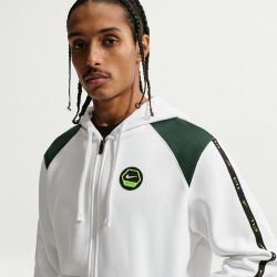 NIKE Sportswear Club Hoodie Herren 100 - white/pro green/electric green XL