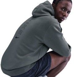 NIKE Sportswear Club Hoodie Herren 068 - iron grey/black L