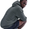 NIKE Sportswear Club Hoodie Herren 068 - iron grey/black XL