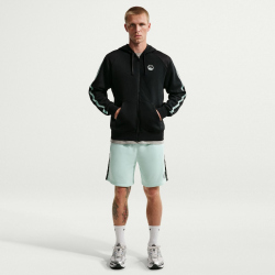 NIKE Sportswear Club Hoodie Herren 013 - black/black/igloo XL
