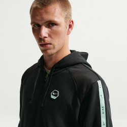 NIKE Sportswear Club Hoodie Herren 013 - black/black/igloo XL