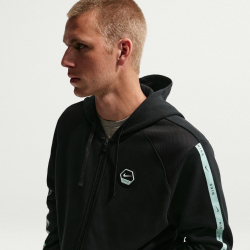 NIKE Sportswear Club Hoodie Herren 013 - black/black/igloo XL