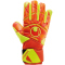 uhlsport Dynamic Impulse Absolutgrip HN (Half Negative Cut) Torwarthandschuhe dynamic orange/fluo gelb 9
