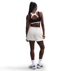 NIKE Sportswear Phoenix Fleece Mid-Waist Shorts Damen 133 - sail/black S