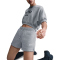 NIKE Sportswear Phoenix Fleece Mid-Waist Shorts Damen 063 - dk grey heather/sail S
