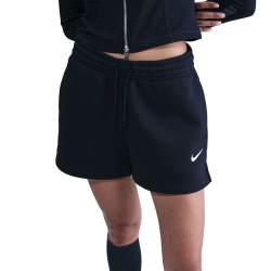 NIKE Sportswear Phoenix Fleece Mid-Waist Shorts Damen 010 - black/sail S