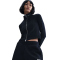 NIKE Sportswear Phoenix Fleece Mid-Waist Shorts Damen 010 - black/sail S