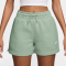NIKE Sportswear Phoenix Fleece Mid-Waist Shorts Damen 007 - steam/sail S