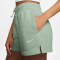 NIKE Sportswear Phoenix Fleece Mid-Waist Shorts Damen 007 - steam/sail S