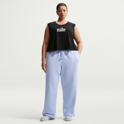 NIKE Sportswear Phoenix Fleece High-Waist Jogginghose Damen 407 - hydrogen blue/sail 2X