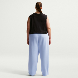 NIKE Sportswear Phoenix Fleece High-Waist Jogginghose Damen 407 - hydrogen blue/sail 2X
