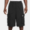NIKE Sportswear Club Oversize Cargoshorts Herren 010 - black/white S