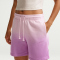 NIKE Sportswear Phoenix Fleece Mid-Waist Dip Shorts Damen 663 - pink foam/lt magenta/lt magenta XS