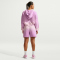 NIKE Sportswear Phoenix Fleece Mid-Waist Dip Shorts Damen 663 - pink foam/lt magenta/lt magenta XS