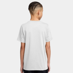 NIKE Sportswear Brandmark T-Shirt Kinder 101 - white/spruce fog XS (122-128 cm)