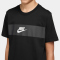 NIKE Sportswear Brandmark T-Shirt Kinder 011 - black/white XS (122-128 cm)
