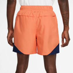 NIKE Windrunner Lightweight Woven Shorts Herren 835 - orange frost/midnight navy/white M