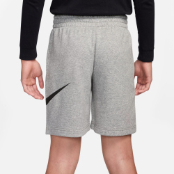 NIKE Sportswear Club French Terry Shorts Kinder 063 - dk grey heather/black XS (122-128 cm)