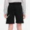 NIKE Sportswear Club French Terry Shorts Kinder 010 - black/white XS (122-128 cm)