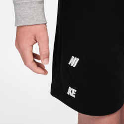 NIKE Sportswear Club French Terry Shorts Kinder 010 - black/white S (128-137 cm)