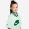 NIKE Sportswear kurzarm Jersey Kleid Mädchen 394 - barely green/malachite/black/malachite XS (122-128 cm)